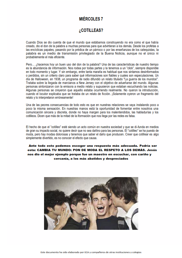 Reflexiones de la mañana (Abril 2021) - Ntra. Sra. de las Nieves Reflexiones de la mañana (Abril 2021) - Ntra. Sra. de las Nieves